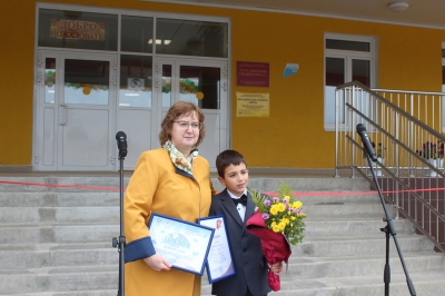 Маргарита Ушакова приняла участие в открытии новой школы в р.п.Варнавино